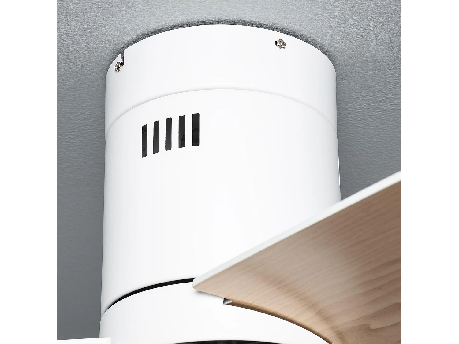 Ventilateur de Plafond Silencieux Tydir Bois 132cm Moteur DC Blanc CCT , Télécommande RF, Wifi: False