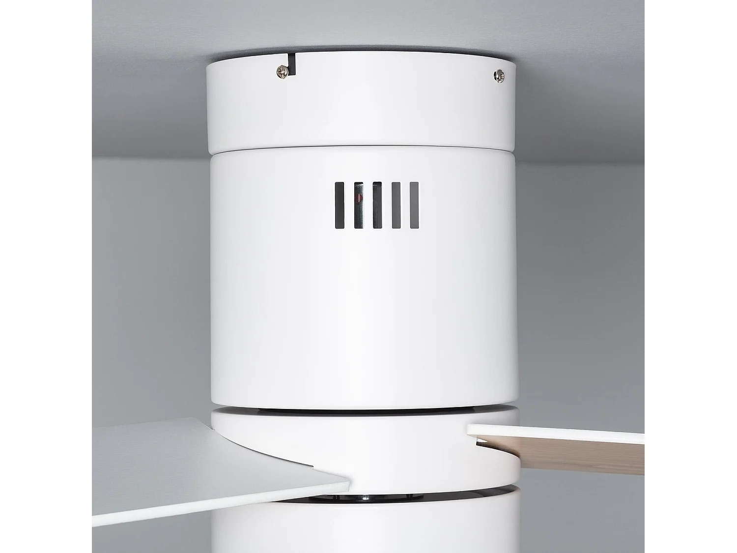 Ventilateur de Plafond Silencieux Tydir Bois 132cm Moteur DC Blanc CCT , Télécommande RF, Wifi: False