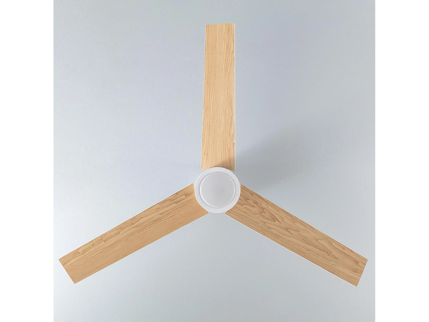 Ventilateur de Plafond Silencieux Tydir Bois 132cm Moteur DC Blanc CCT , Télécommande RF, Wifi: False