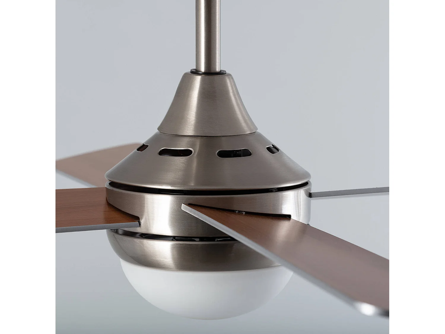 Ventilateur de Plafond Navy Nickel 110cm Nickel  , , Wifi: