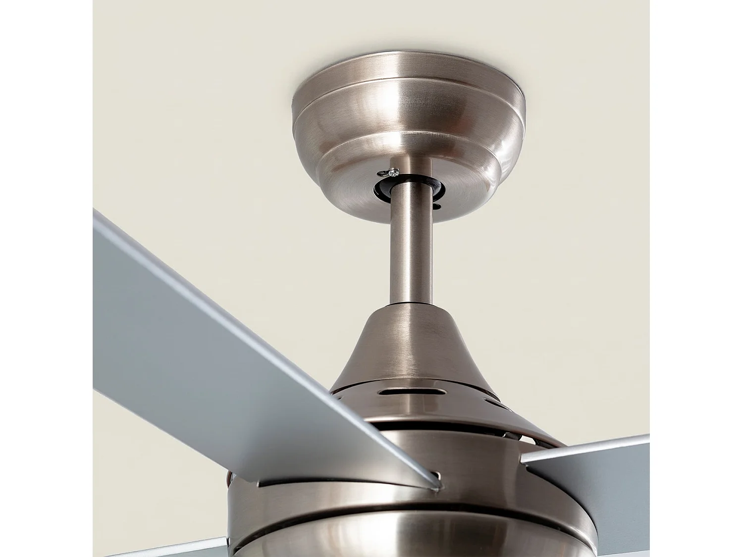 Ventilateur de Plafond Navy Nickel 110cm Nickel  , , Wifi: