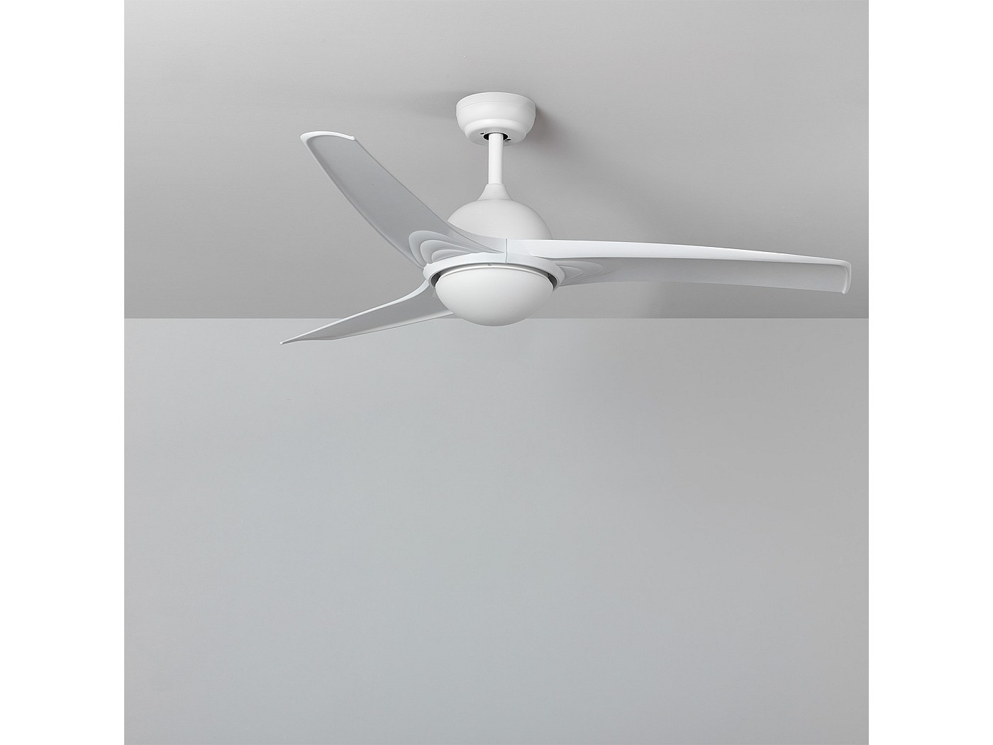 Ventilateur plafond 132 cm led, télécommande, moteur dc réversible, 3