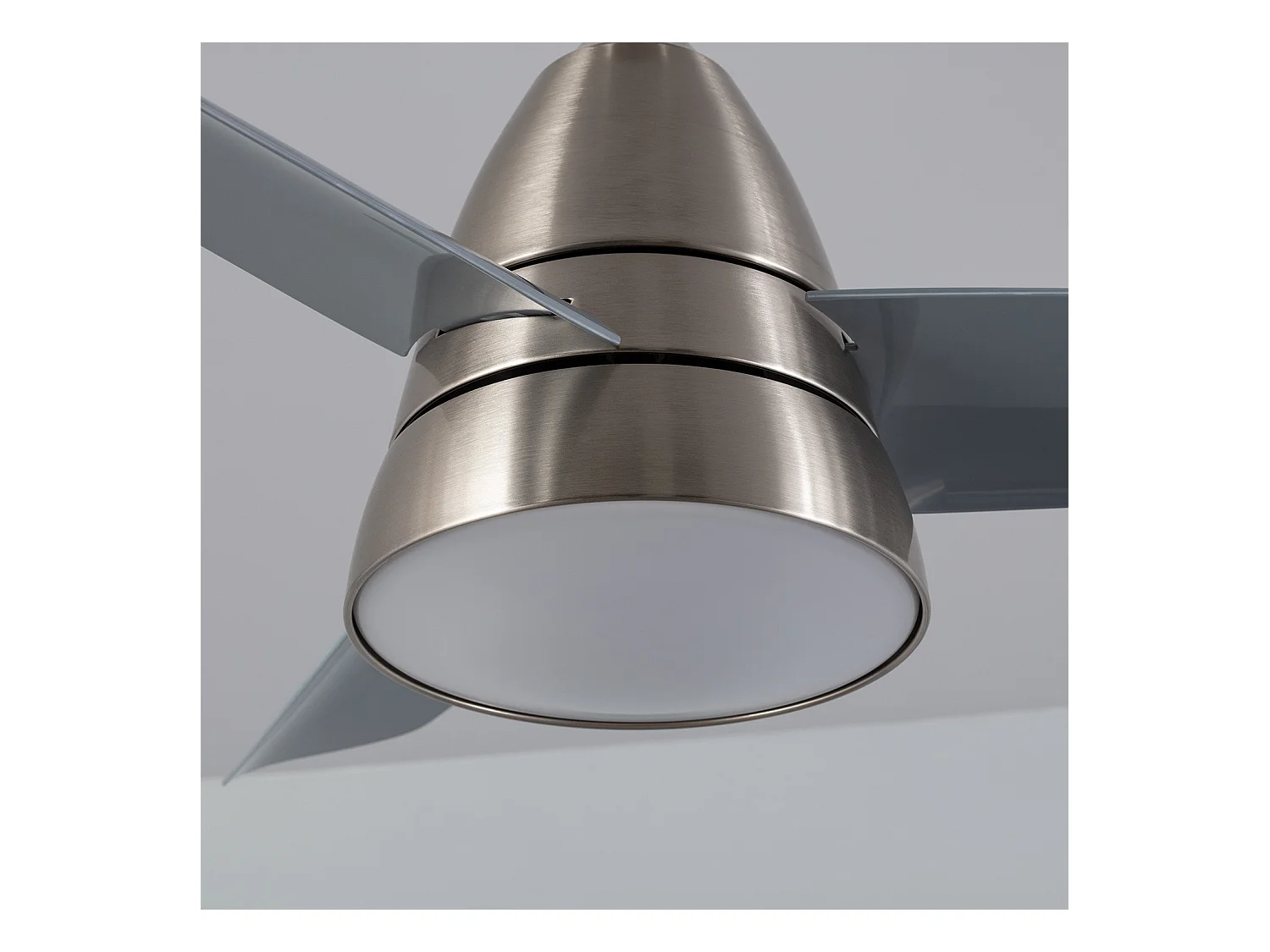 Ventilador de Techo Silencioso Industrial Plata 91cm Motor DC Plateado CCT  Wifi: