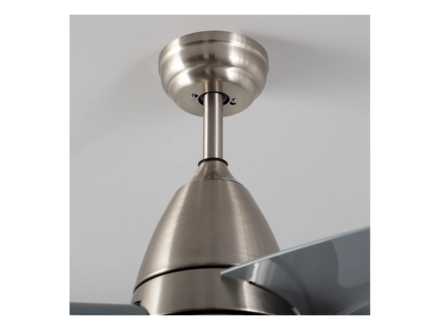 Ventilador de Techo Silencioso Industrial Plata 91cm Motor DC Plateado CCT  Wifi: