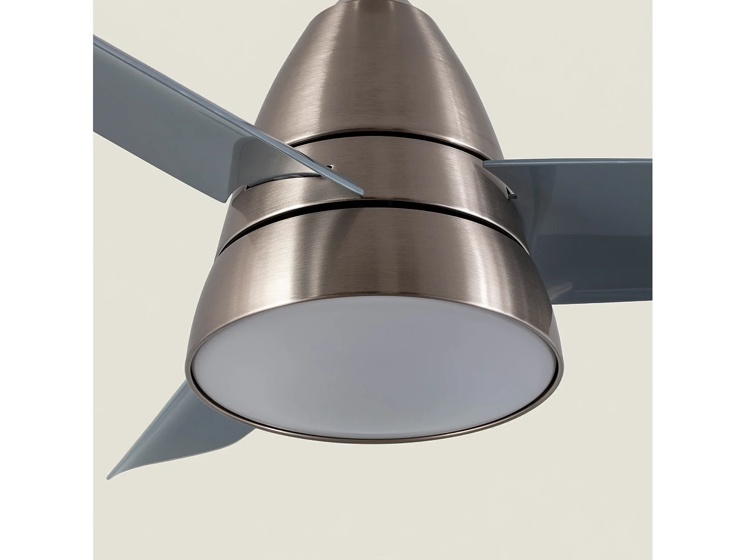 Ventilateur de Plafond Silencieux Industriel Gris 91cm Moteur DC Argent CCT , , Wifi: False