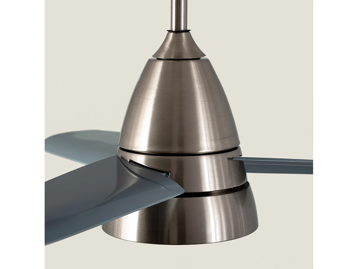 Ventilateur de Plafond Silencieux Industriel Gris 91cm Moteur DC Argent CCT , , Wifi: False