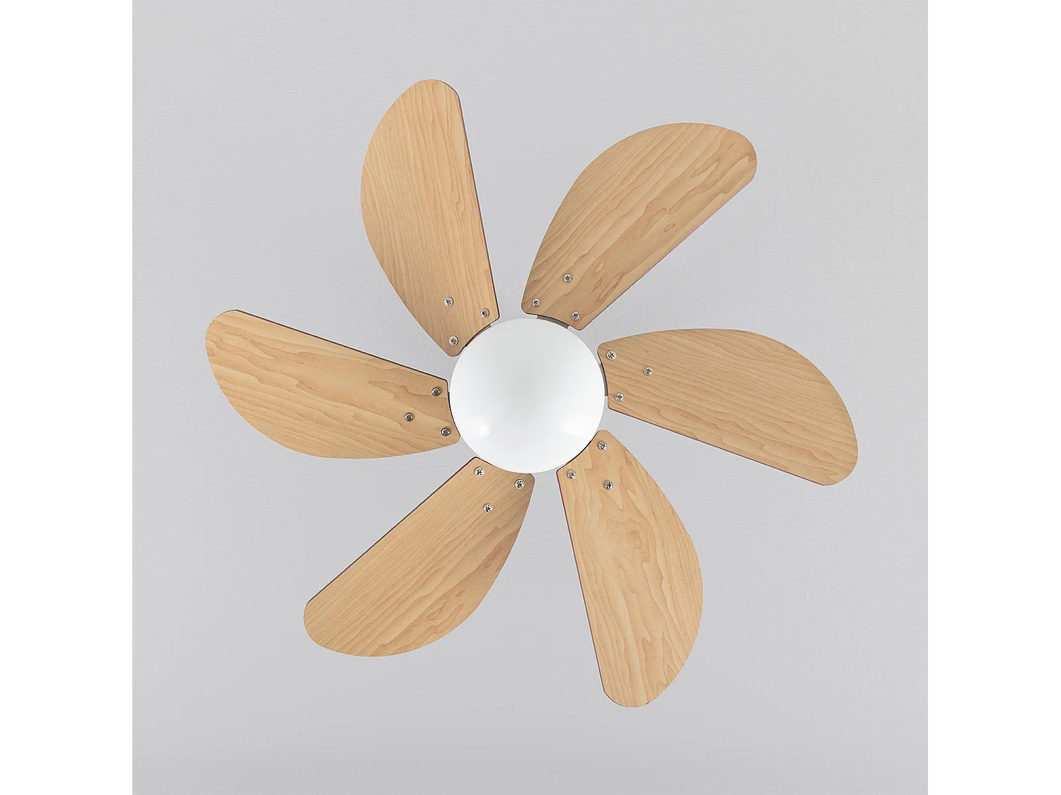 Ventilador de Techo Silencioso Orion Madera 81cm Motor DC Plateado  Wifi: