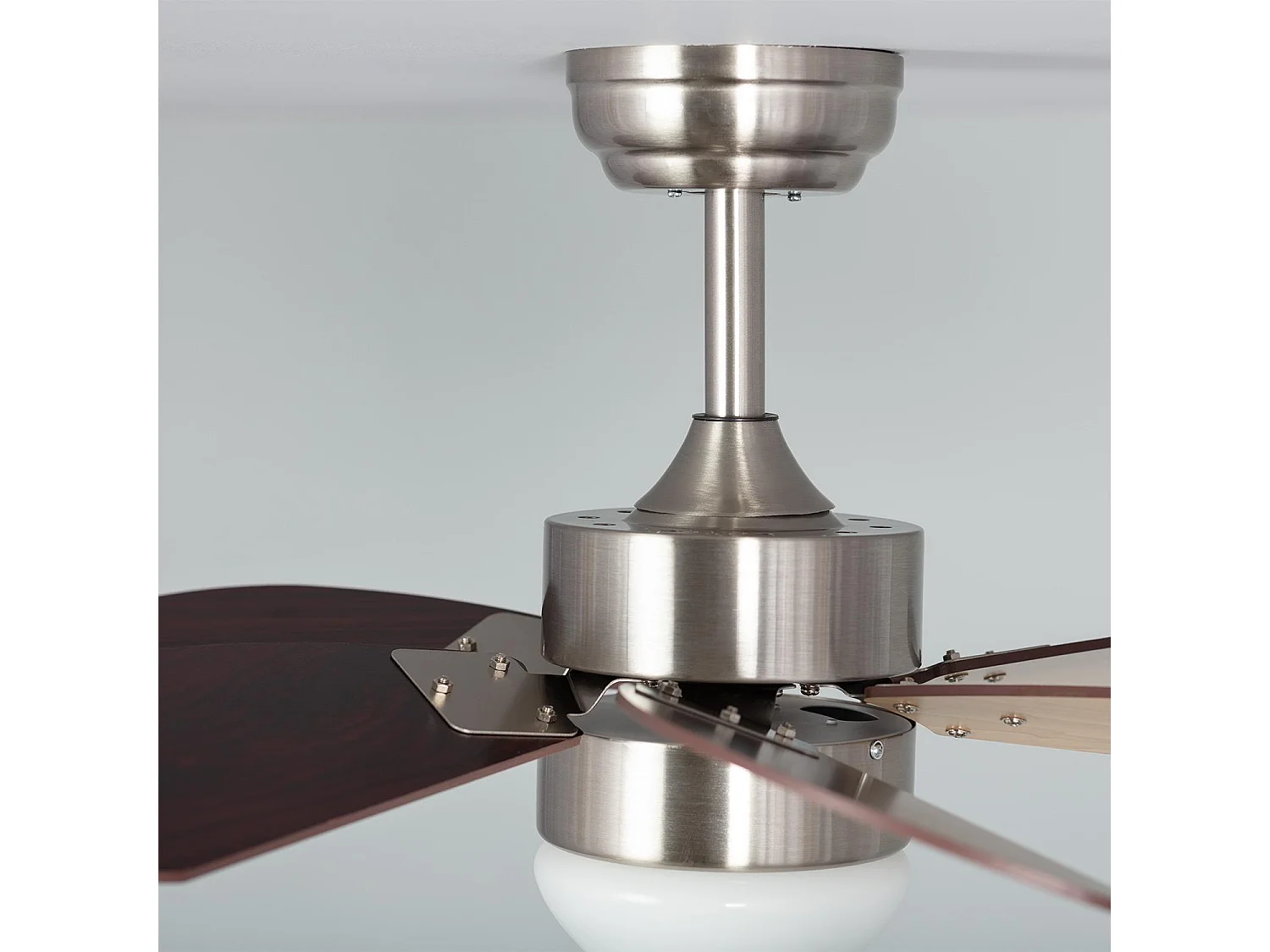 Ventilatore da Soffitto Silenzioso Orion Legno 81cm Motore DC Argento , , Wifi: False