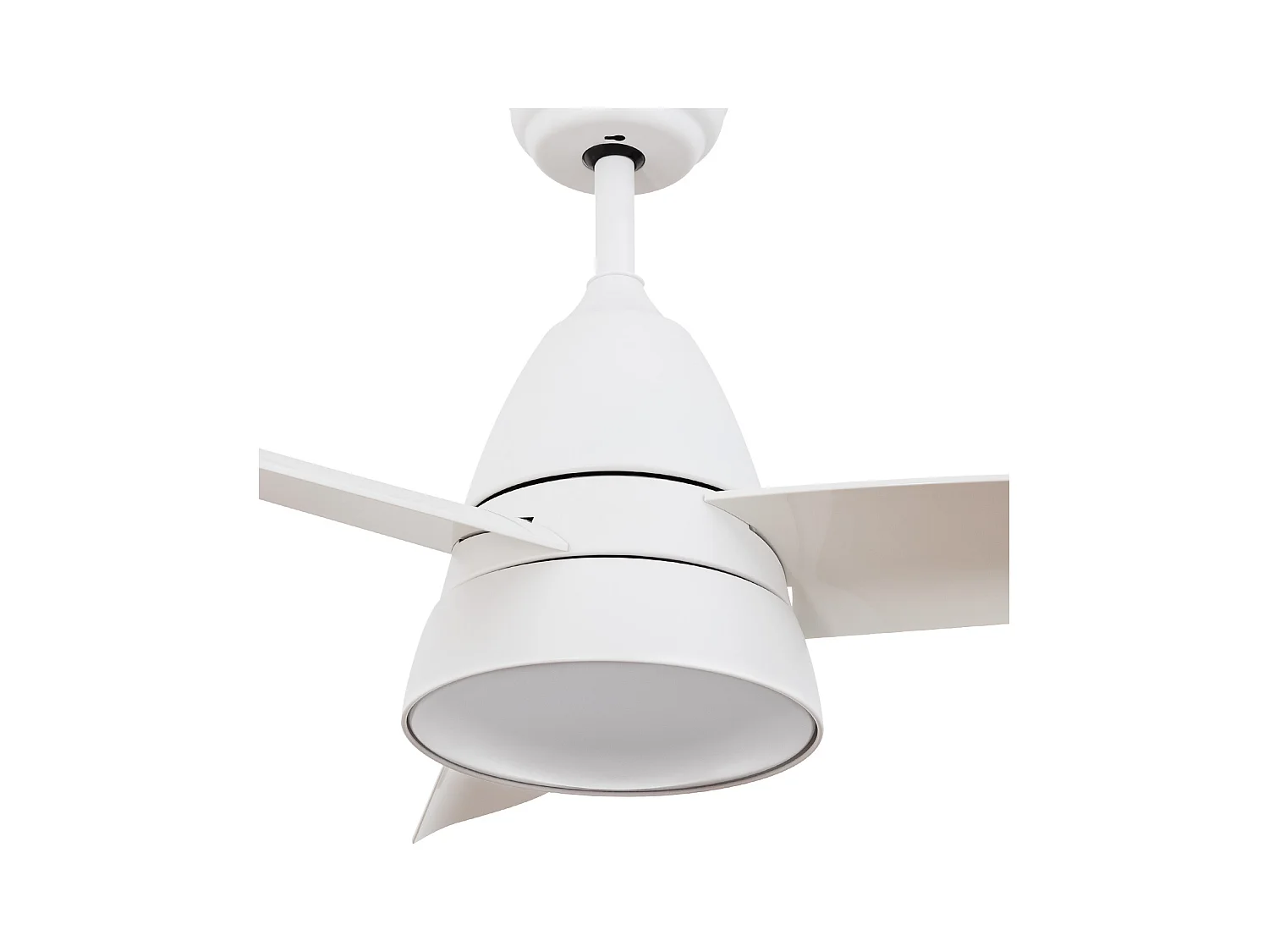 Ventilatore da Soffitto Silenzioso Industrial Bianco 91cm Motore DC Bianco CCT Con Luce, Telecomando RF, Wifi: False