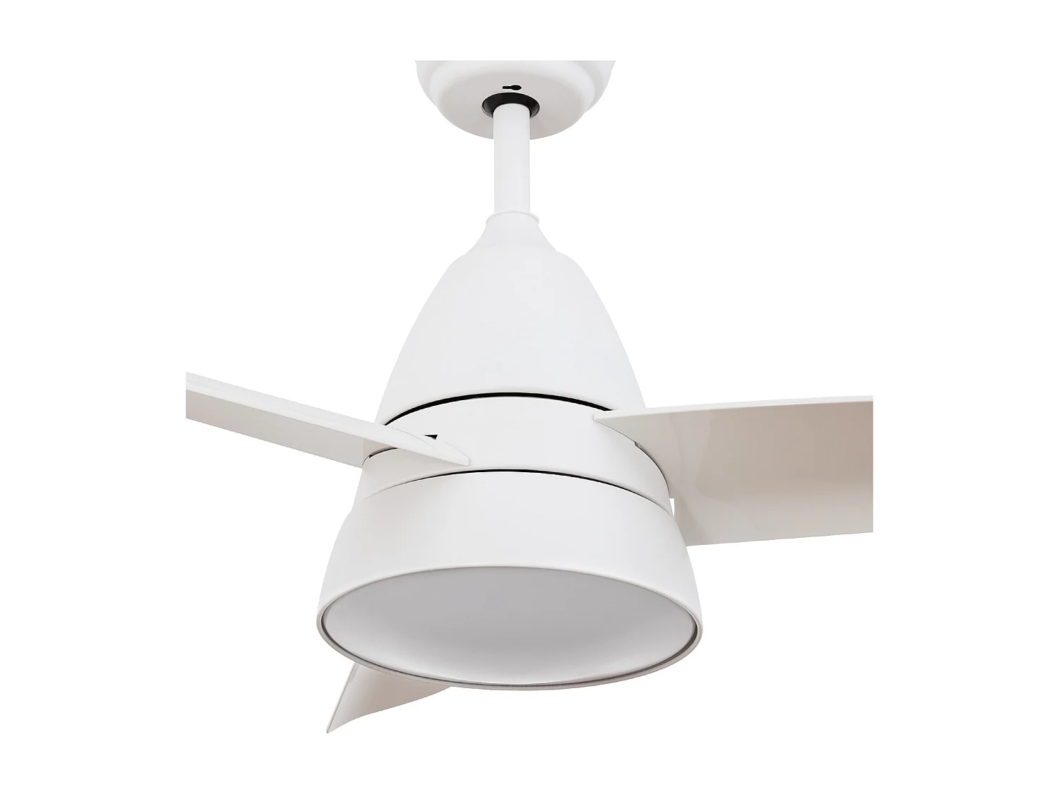 Ventilateur de Plafond Silencieux Industriel Blanc 91cm Moteur DC Blanc CCT Avec lumière, Télécommande RF, Wifi: False