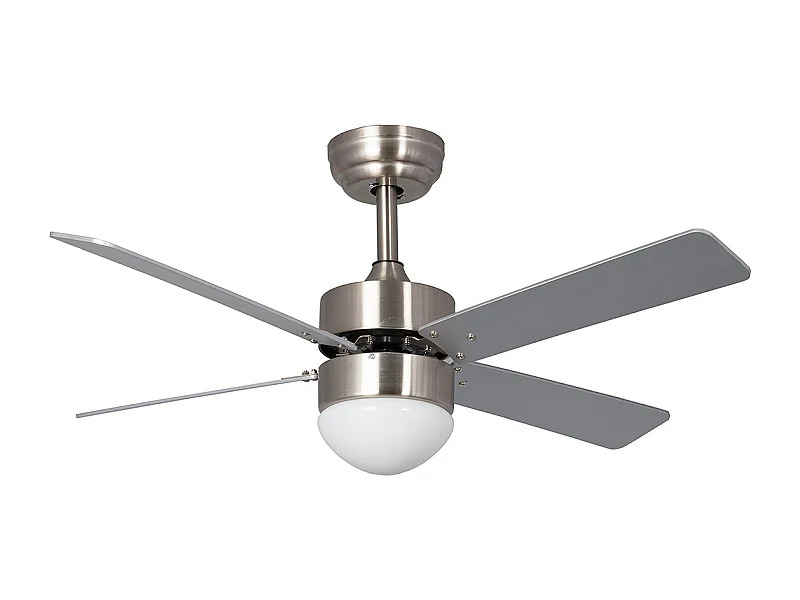 Ventilador de Techo Silencioso Cygnus Níquel 107cm Motor DC Plateado CCT  Wifi: