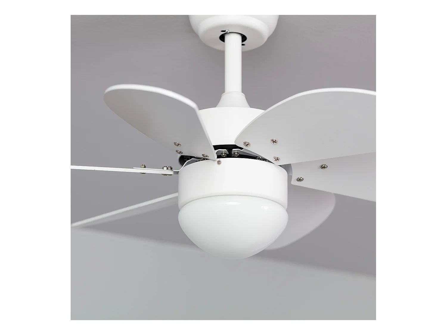 Ventilador de Techo Silencioso Orion Blanco 81cm Motor DC Blanco  Wifi: