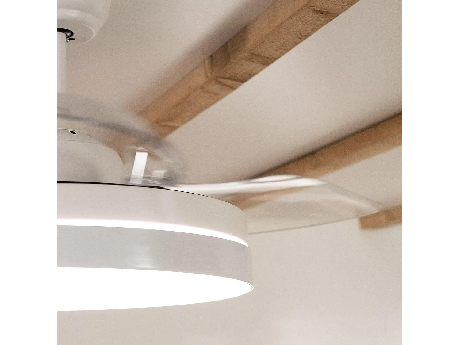 Ventilateur de Plafond Rétractable Silencieux Dalori Blanc 106cm Moteur DC Blanc  , , Wifi: False