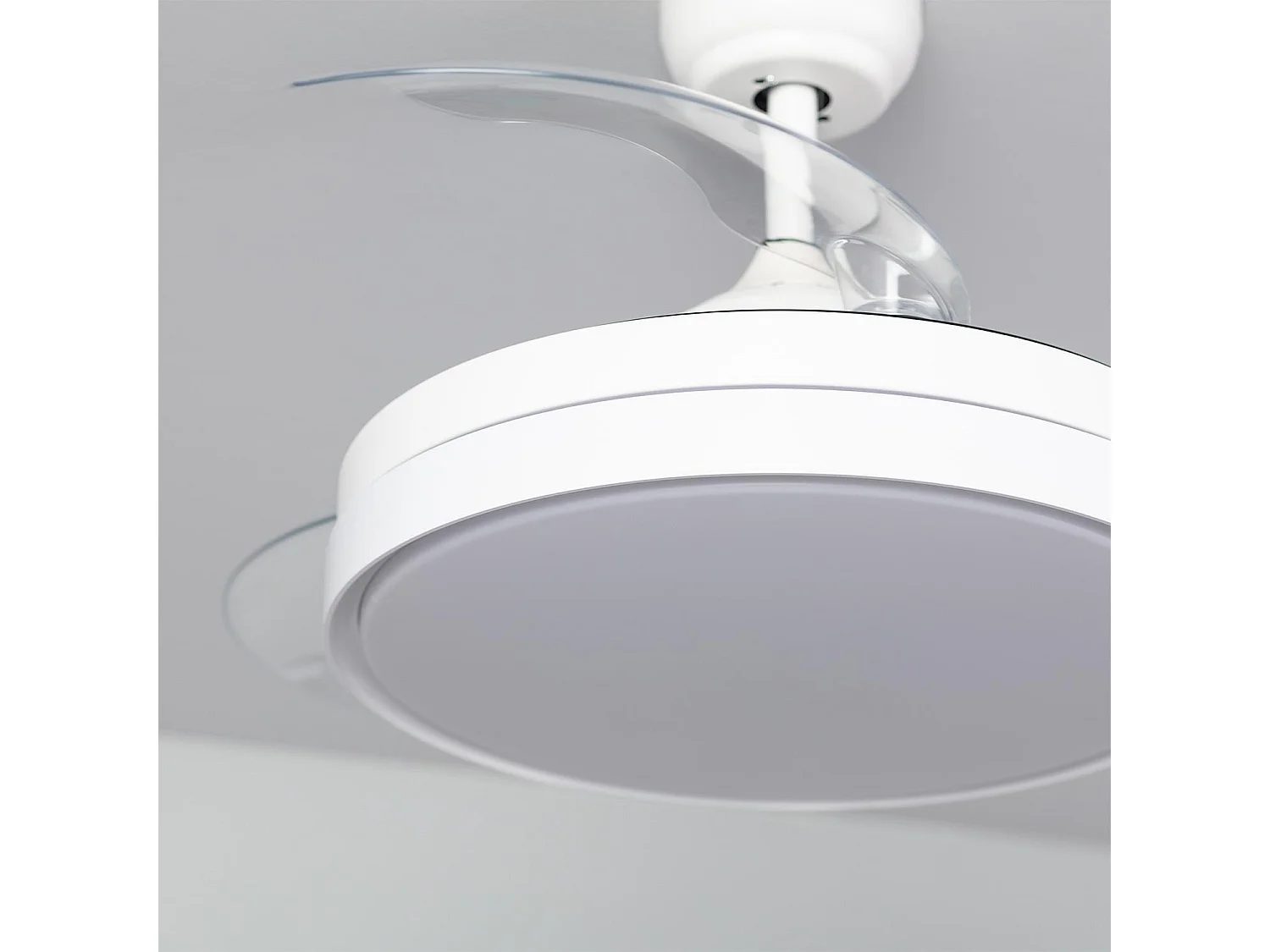 Ventilateur de Plafond Rétractable Silencieux Dalori Blanc 106cm Moteur DC Blanc  , , Wifi: False