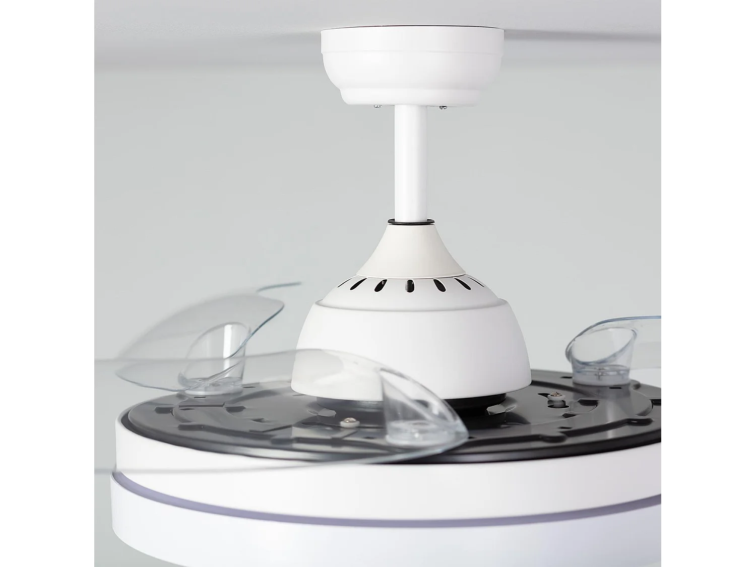 Ventilateur de Plafond Rétractable Silencieux Dalori Blanc 106cm Moteur DC Blanc  , , Wifi: False