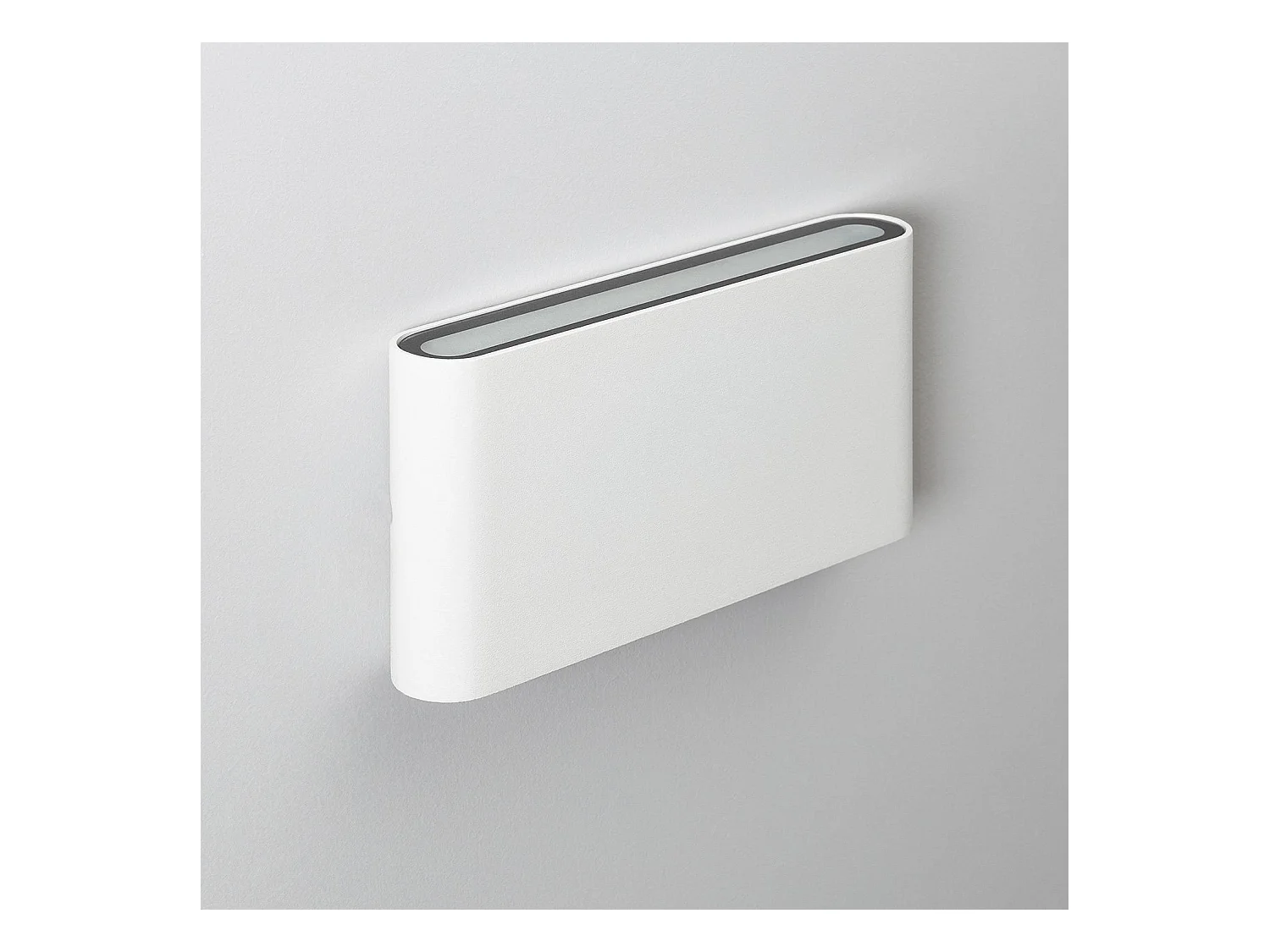 Applique Murale LED Extérieure Einar 12W Éclairage Double Face Rectangulaire Blanche  2700K Blanc chaud