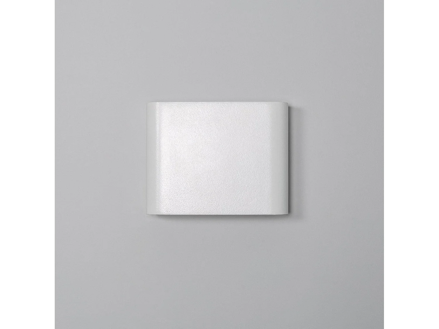 Applique Murale LED Extérieure Zeus 6W Éclairage Double Face Carrée Blanche  4000K Blanc neutre