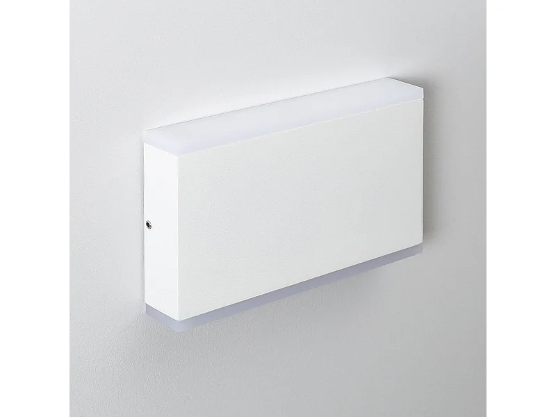 Aplique de Pared Exterior LED 10W Iluminación Doble Cara Rectangular Blanco Hera 4000K Blanco Neutro