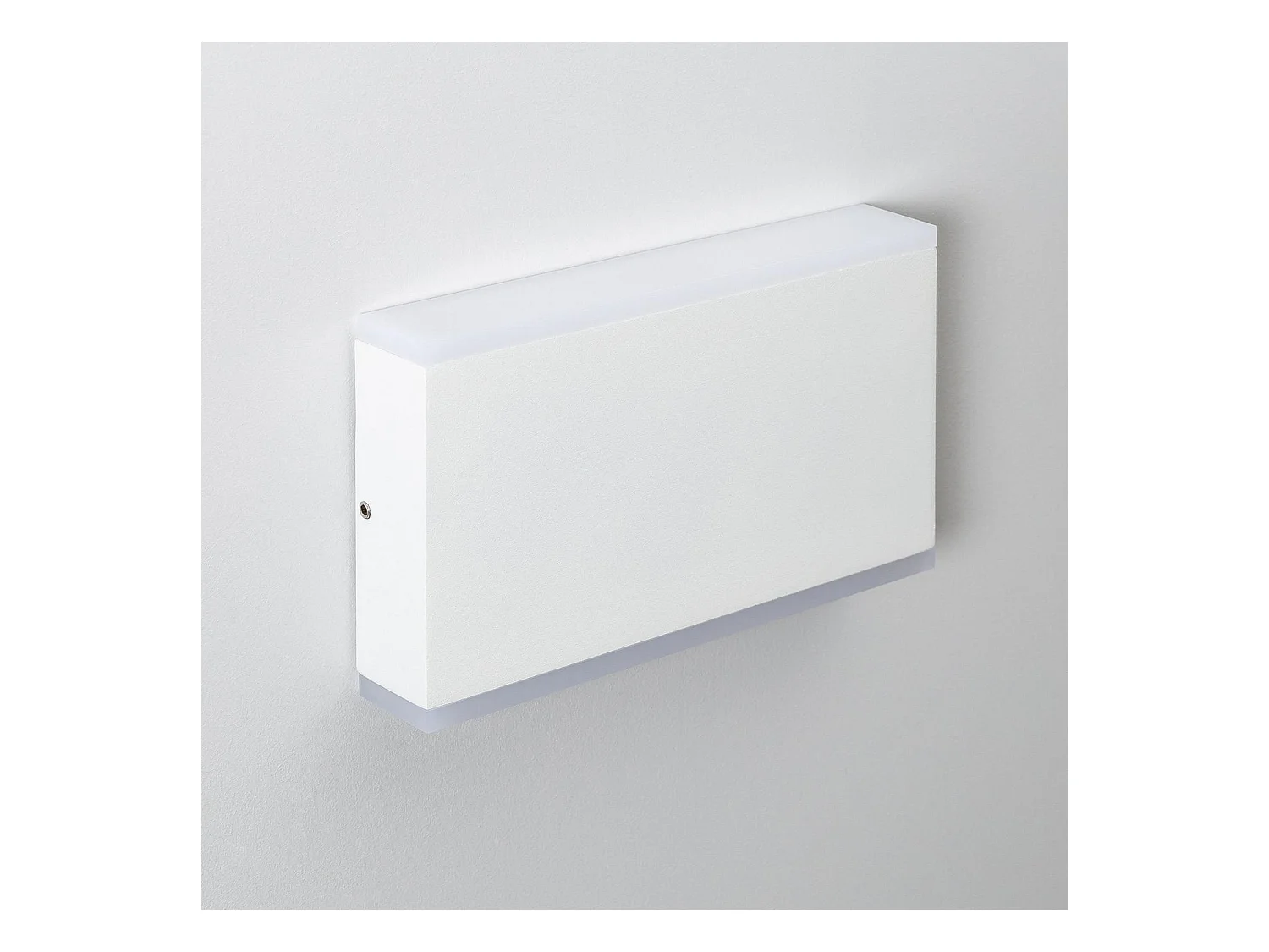 Aplique de Pared Exterior LED 10W Iluminación Doble Cara Rectangular Blanco Hera 4000K Blanco Neutro