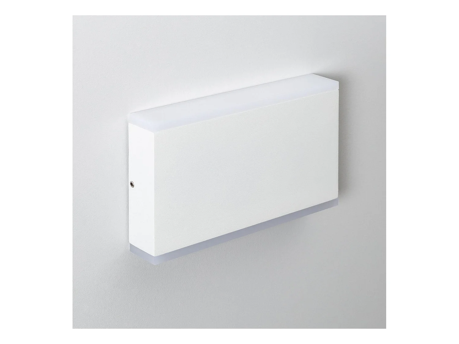 Aplique de Pared Exterior LED 10W Iluminación Doble Cara Rectangular Blanco Hera 4000K Blanco Neutro