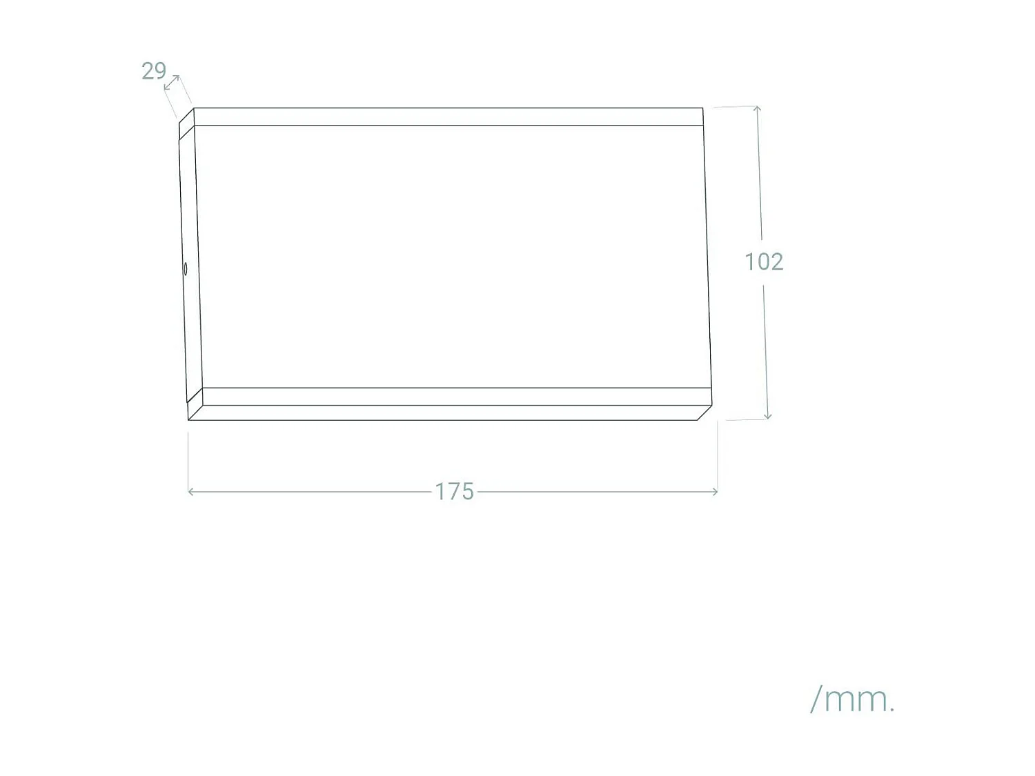 Applique Murale LED Extérieure Hera 10W Éclairage Double Face Rectangulaire Blanche 4000K Blanc neutre