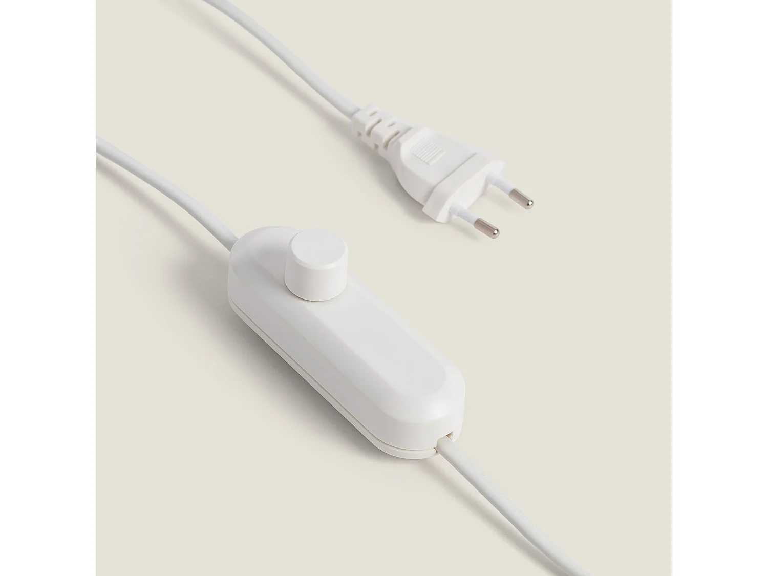 Lampada da Tavolo in Metallo Wi-Fi con Regolatore Monah Bianco