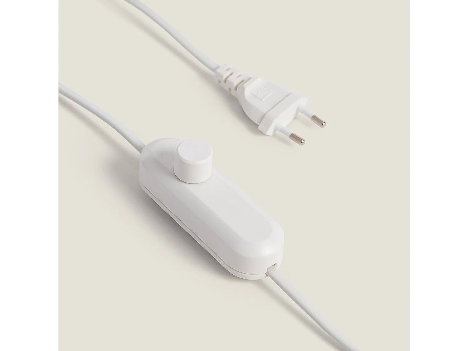 Lampada da Tavolo in Metallo Wi-Fi con Regolatore Monah Bianco