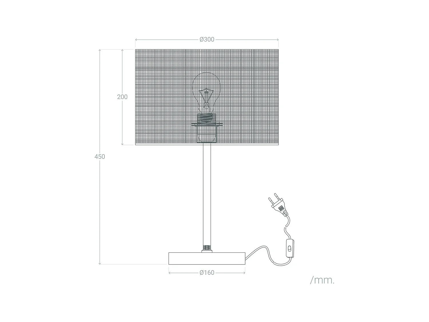 Lampe à Poser Rotin et Métal Baracoa Blanc