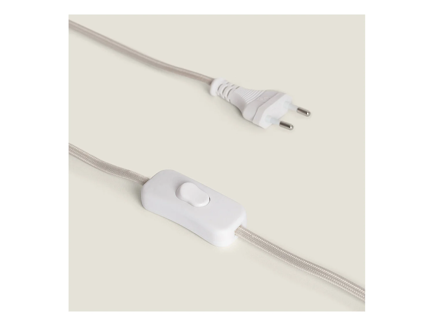 Lampe à Poser Rotin et Métal Baracoa Blanc