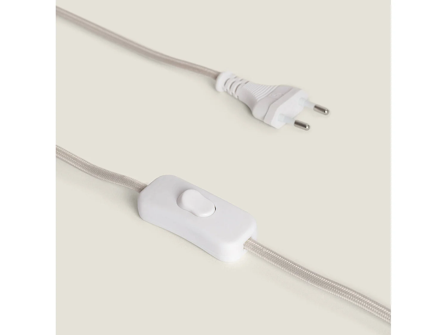 Lampe à Poser Rotin et Métal Baracoa Blanc