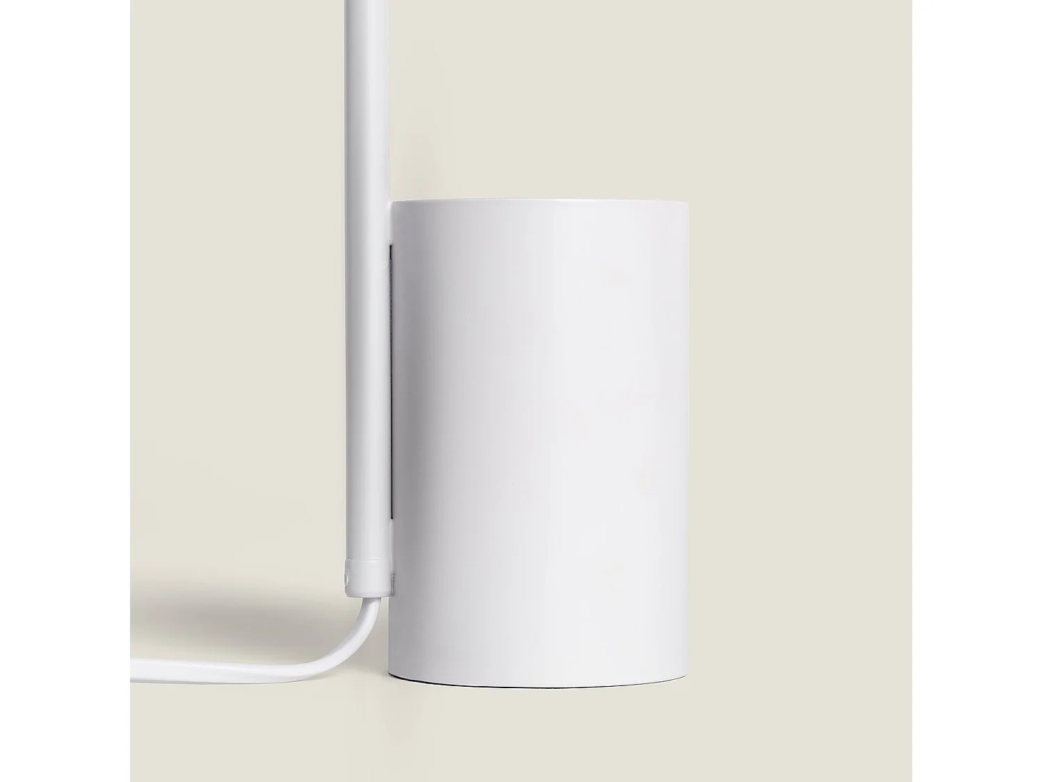 Lampe de Bureau Flex Métal Waal avec Porte-Crayons  Blanc