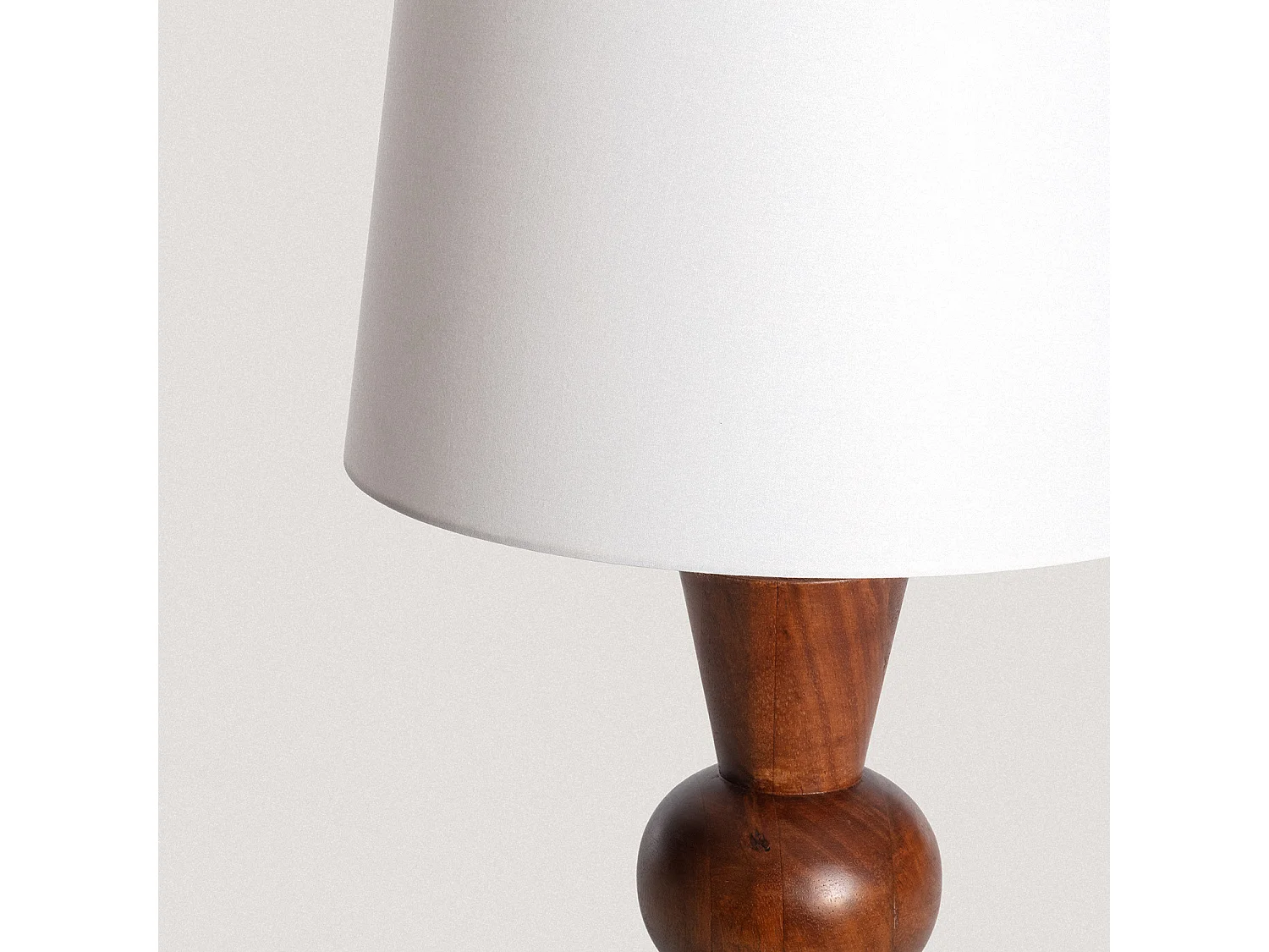 Lampe à Poser en bois Vinda ILUZZIA Naturel