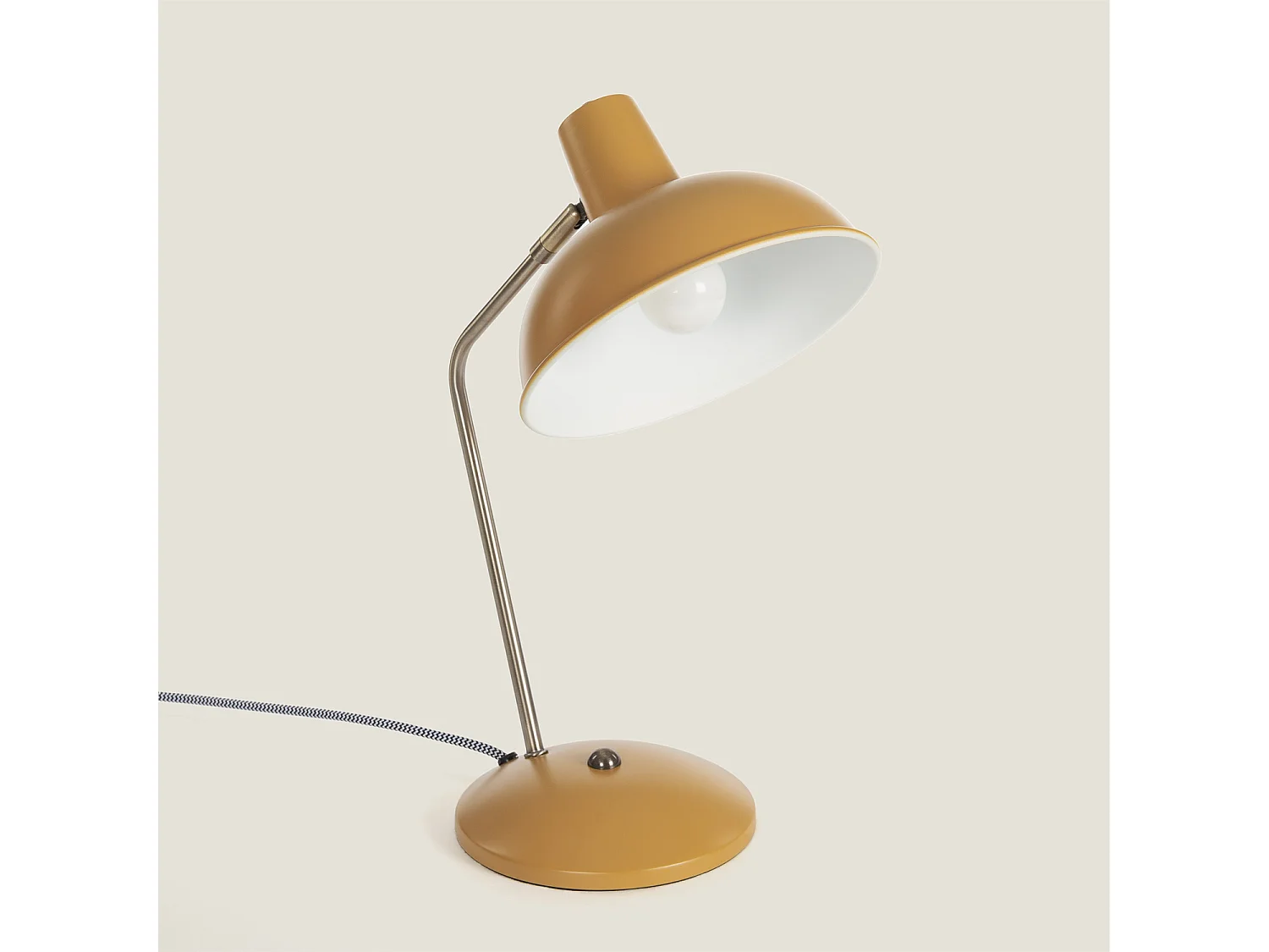 Lampe de Bureau Flex Métal Sahani Moutarde