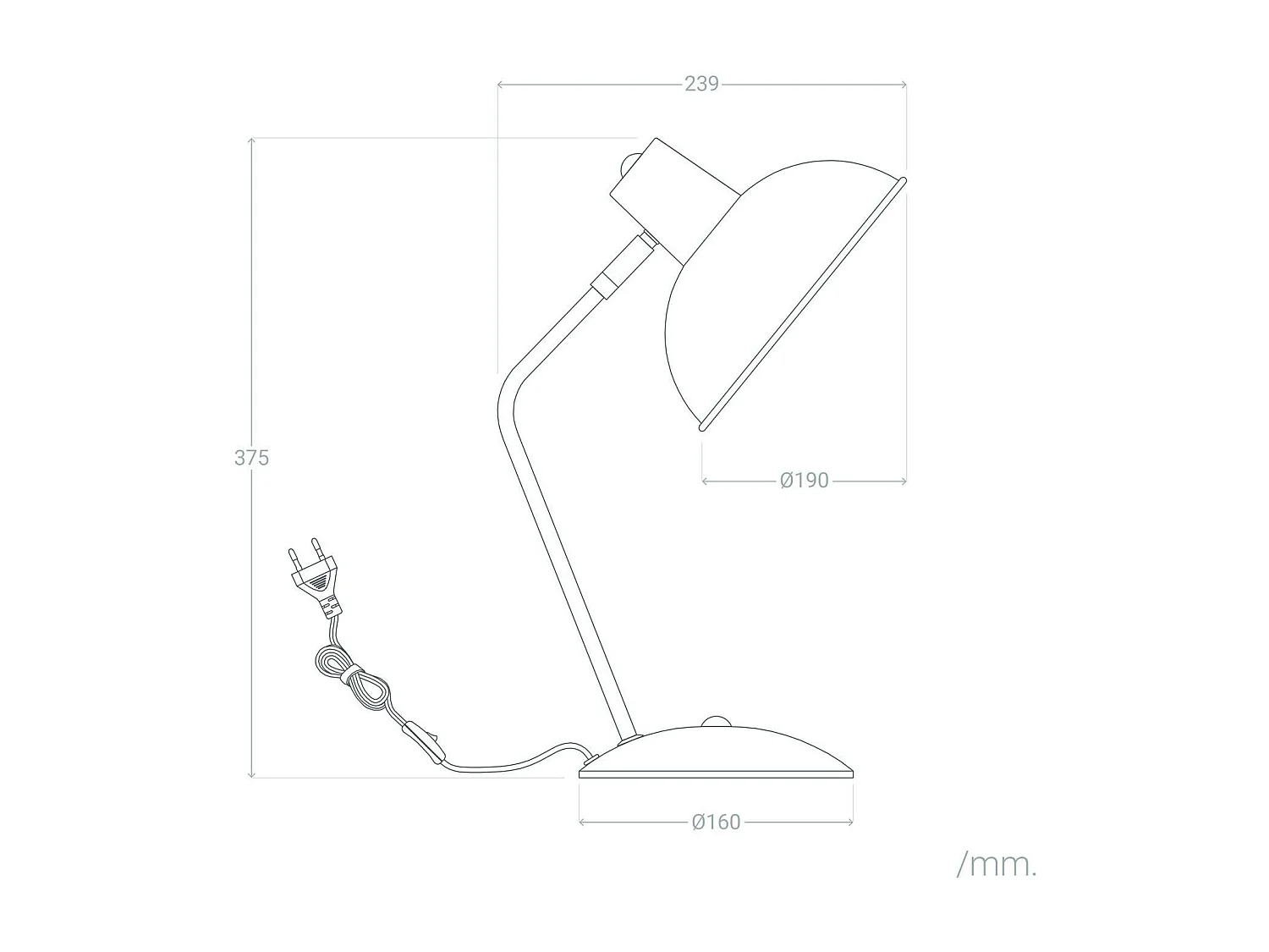 Lampe de Bureau Flex Métal Sahani Moutarde