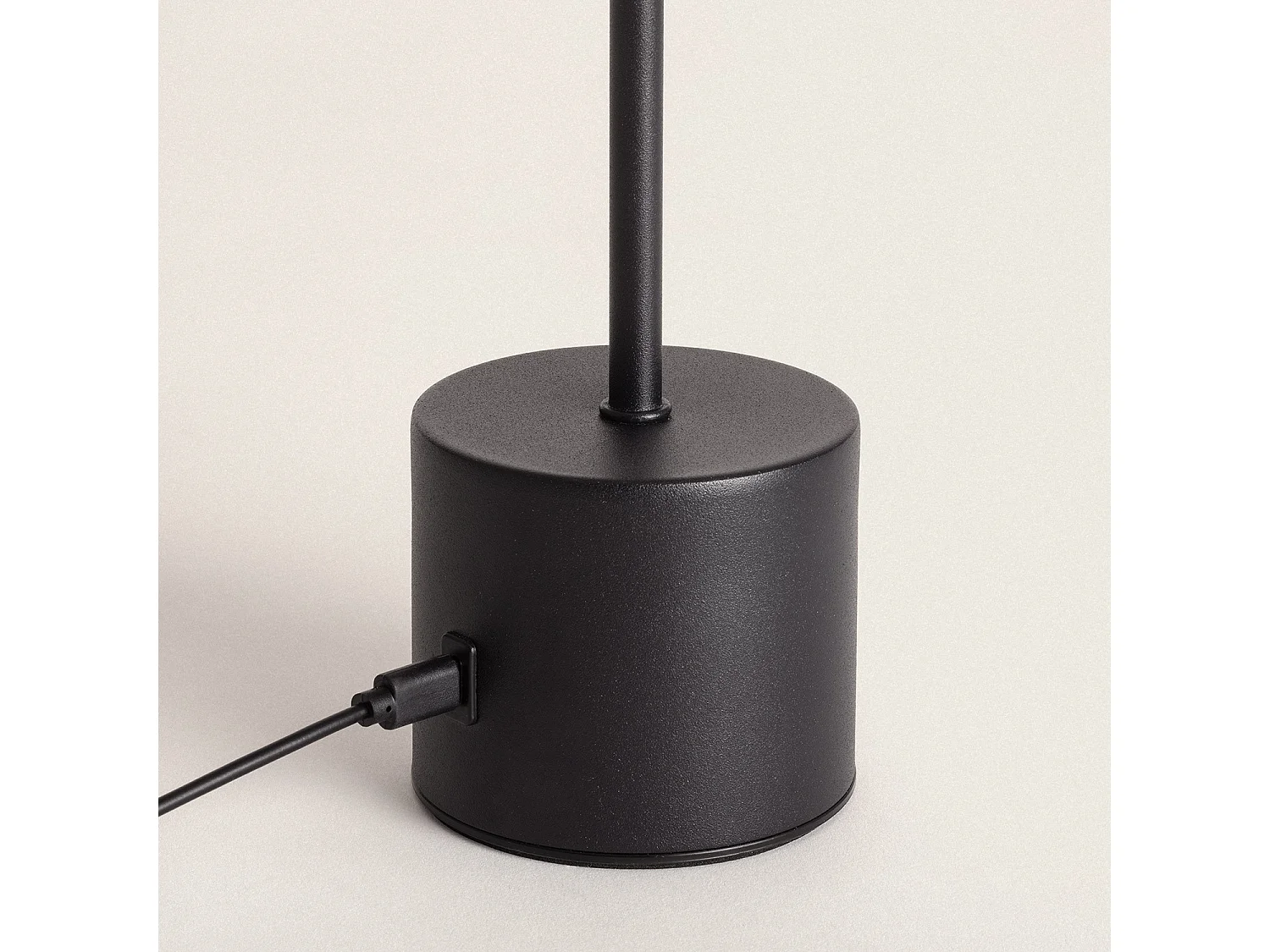 Lámpara de Mesa LED Portátil con Batería USB Recargable Zimba Negro