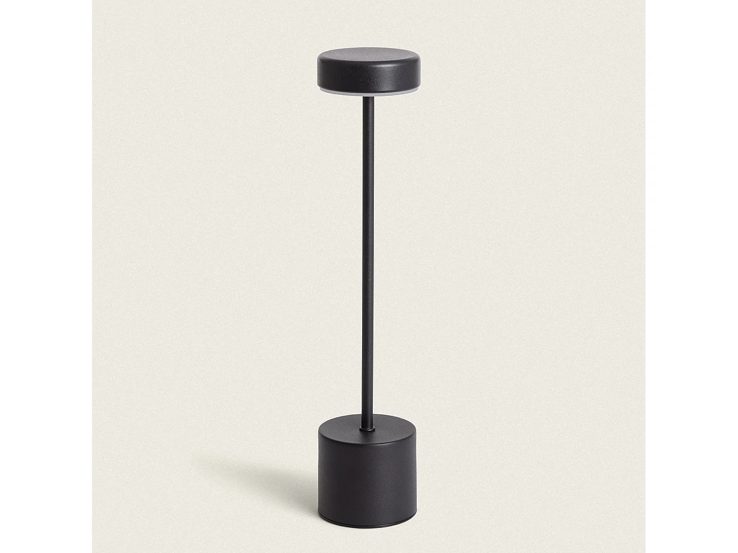 Lampada da Tavolo LED 2W Portatile con Batteria USB Ricaricabile Zimba Nero