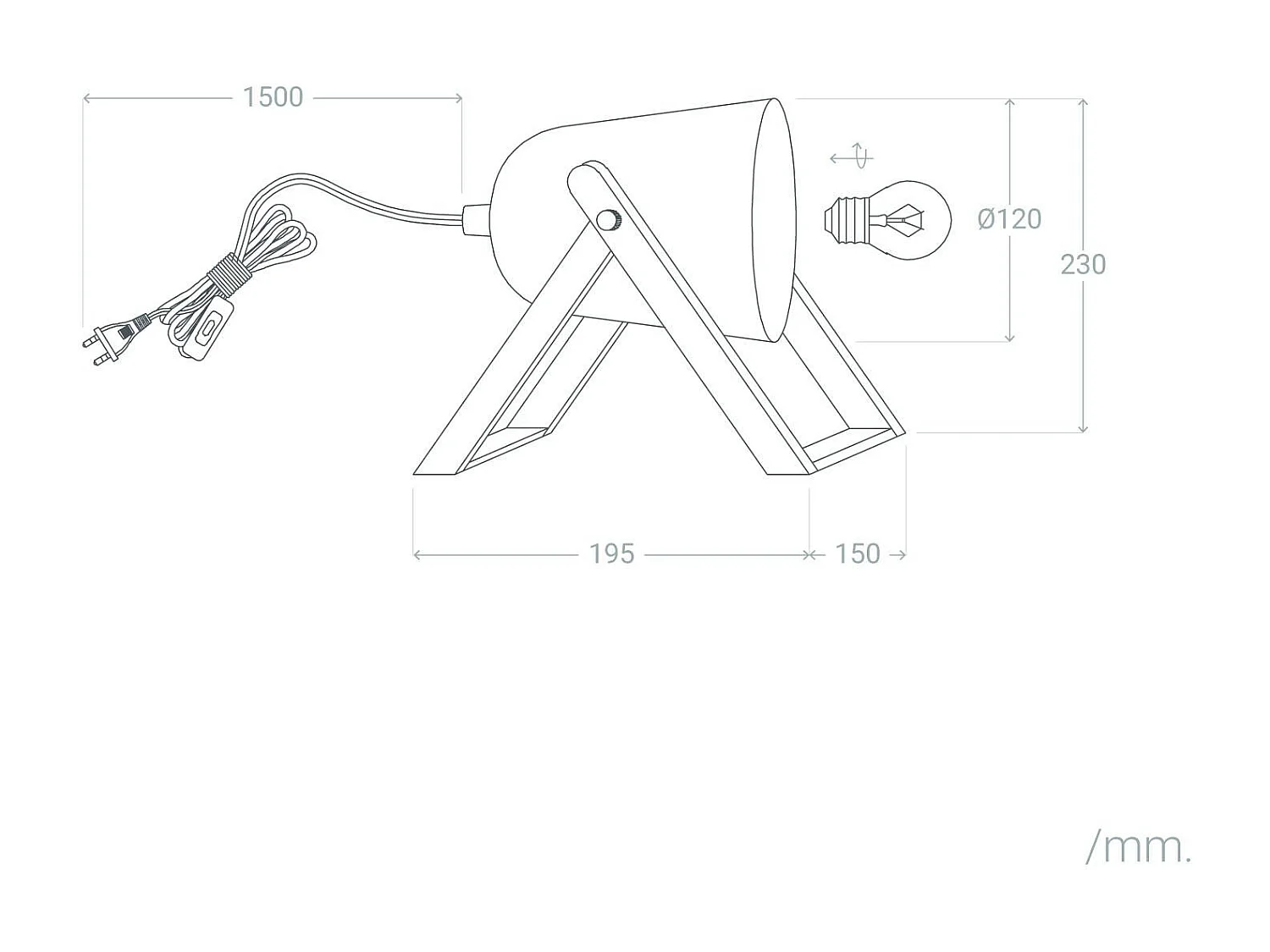 Lampe à Poser Métal Kiume Vert Céladon