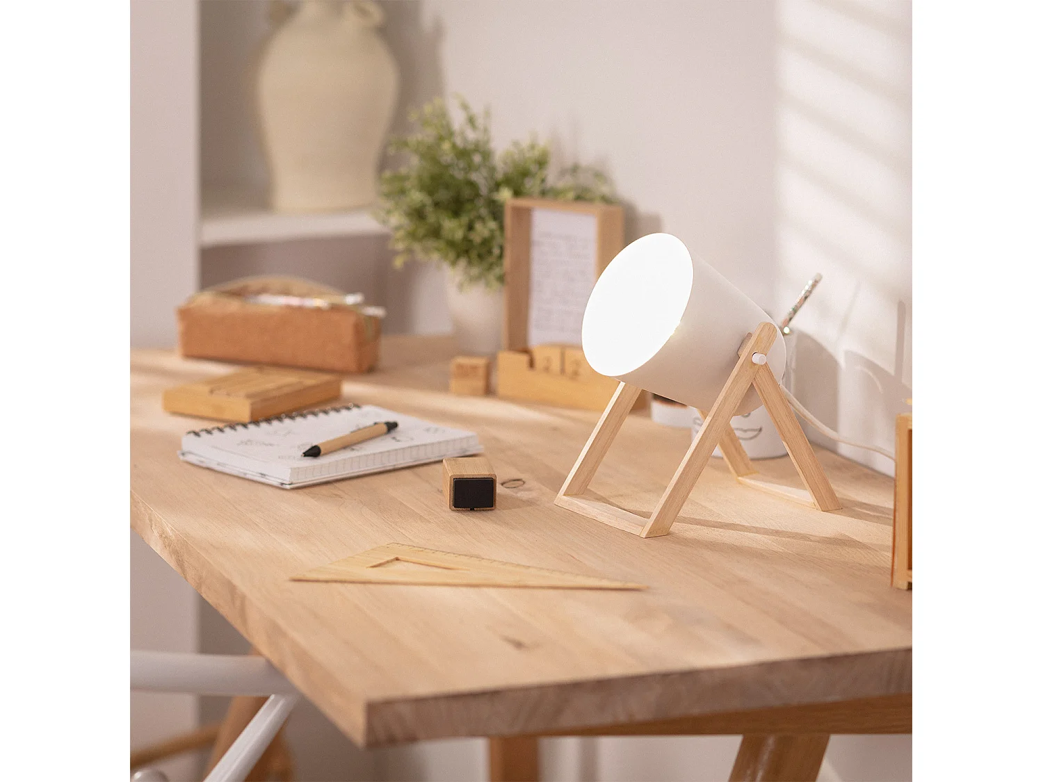 Lampada da Tavolo Metallo Kiume Verde Celadon