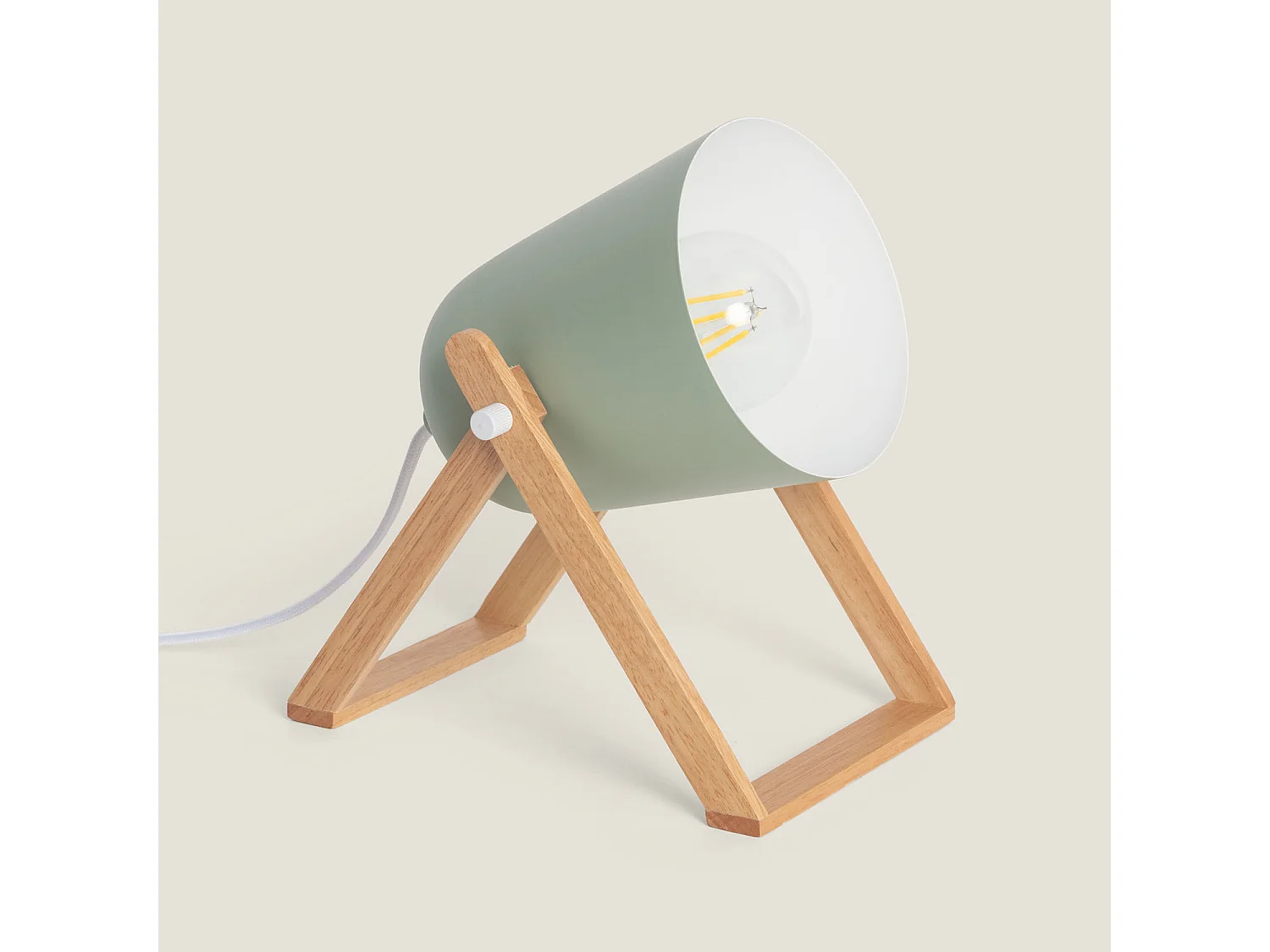 Lampada da Tavolo Metallo Kiume Verde Celadon