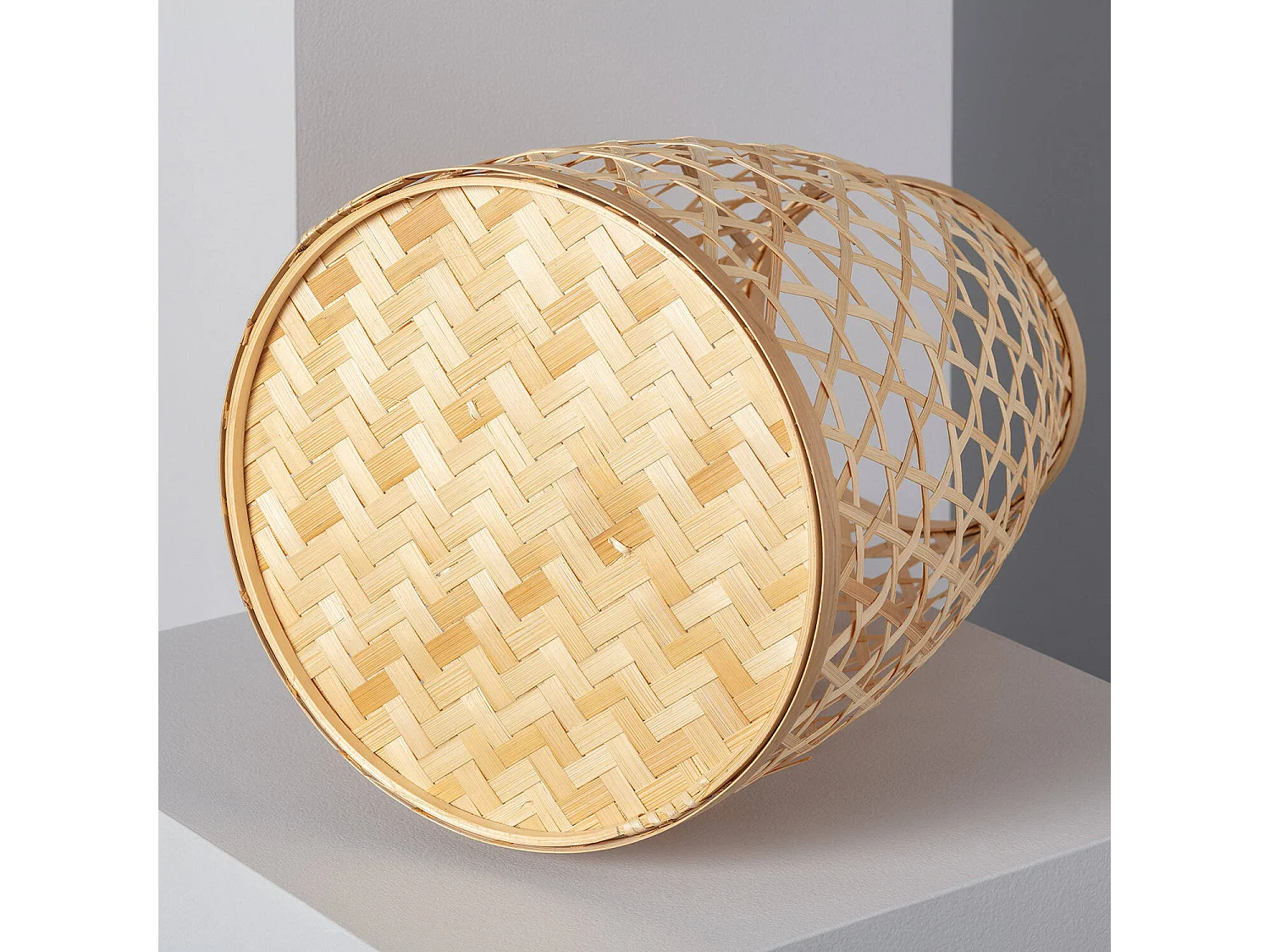 Lampada da Tavolo Bambú Sumailla Colore Naturale con Telecomando