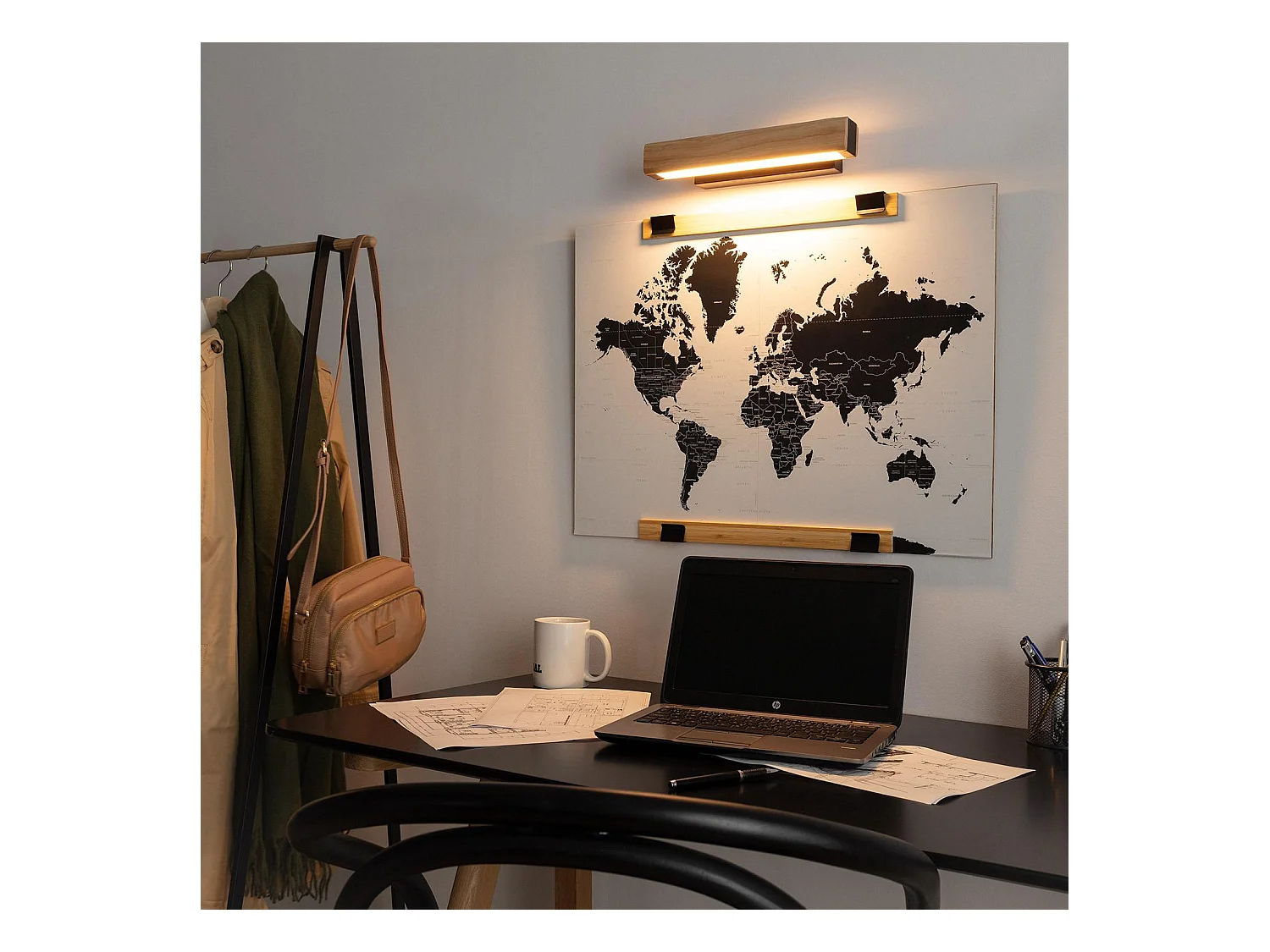 Aplique de Pared LED 6W de Madera Axer Natural