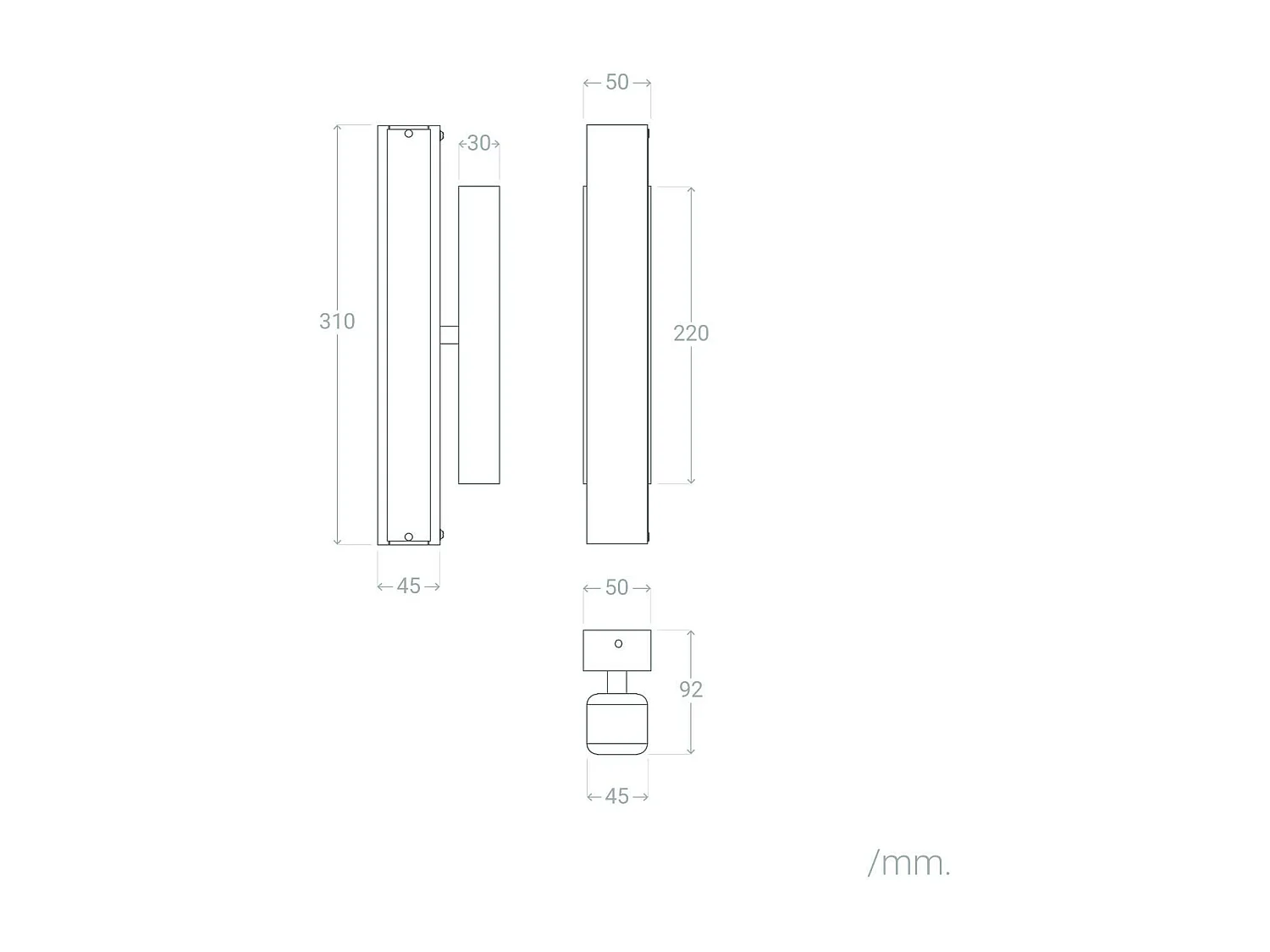 Applique da Parete LED 6W Legno Axer Naturale