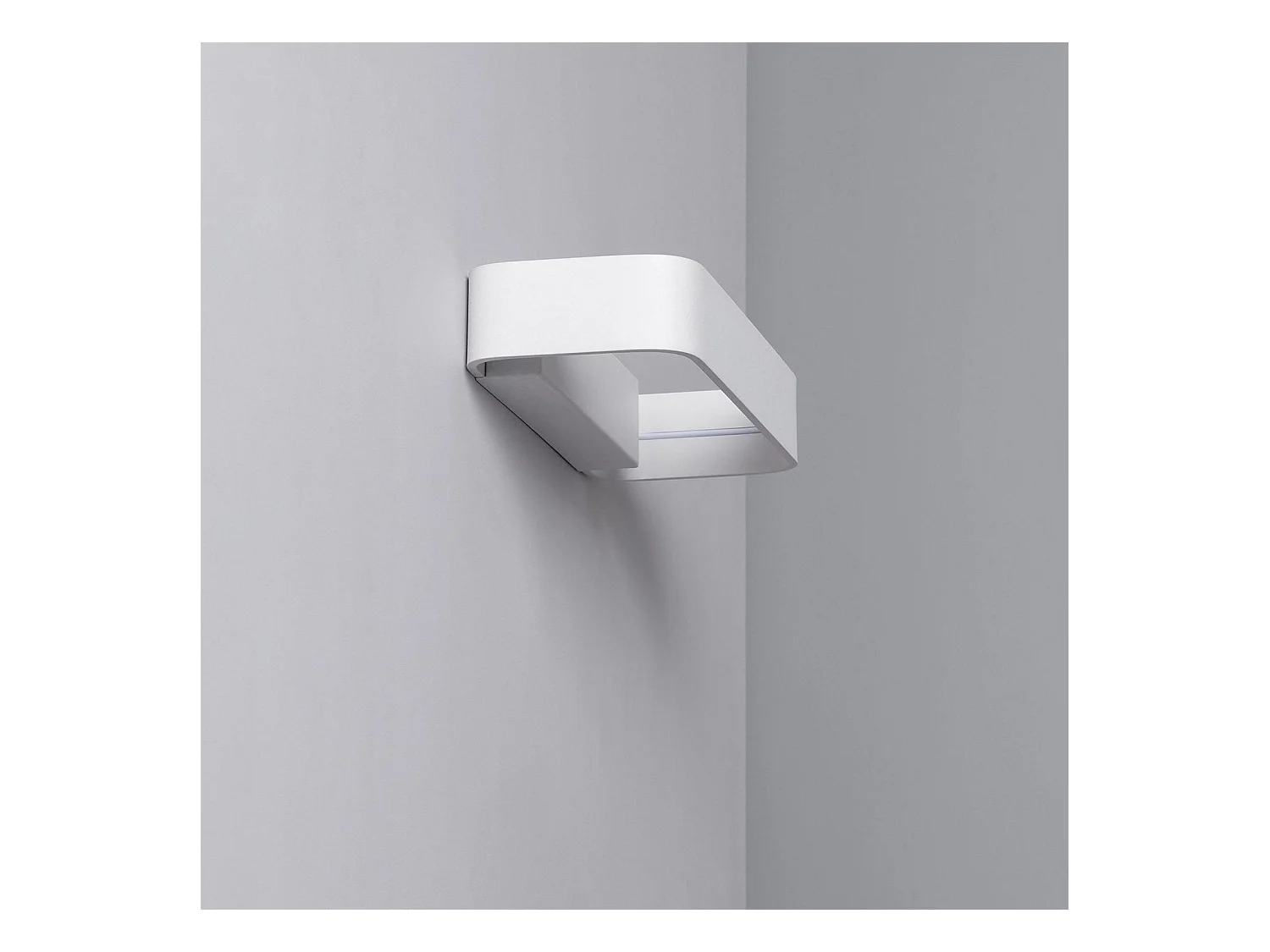 Applique Murale LED Aluminium Deves 9W Blanche 2700K Blanc chaud