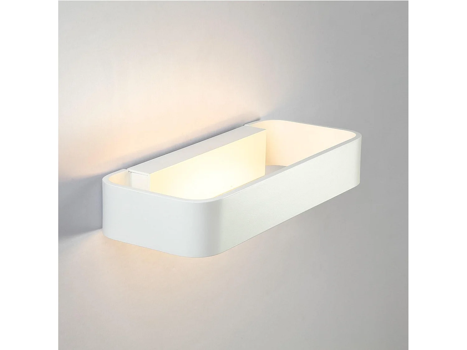 Applique Murale LED Aluminium Deves 9W Blanche 2700K Blanc chaud