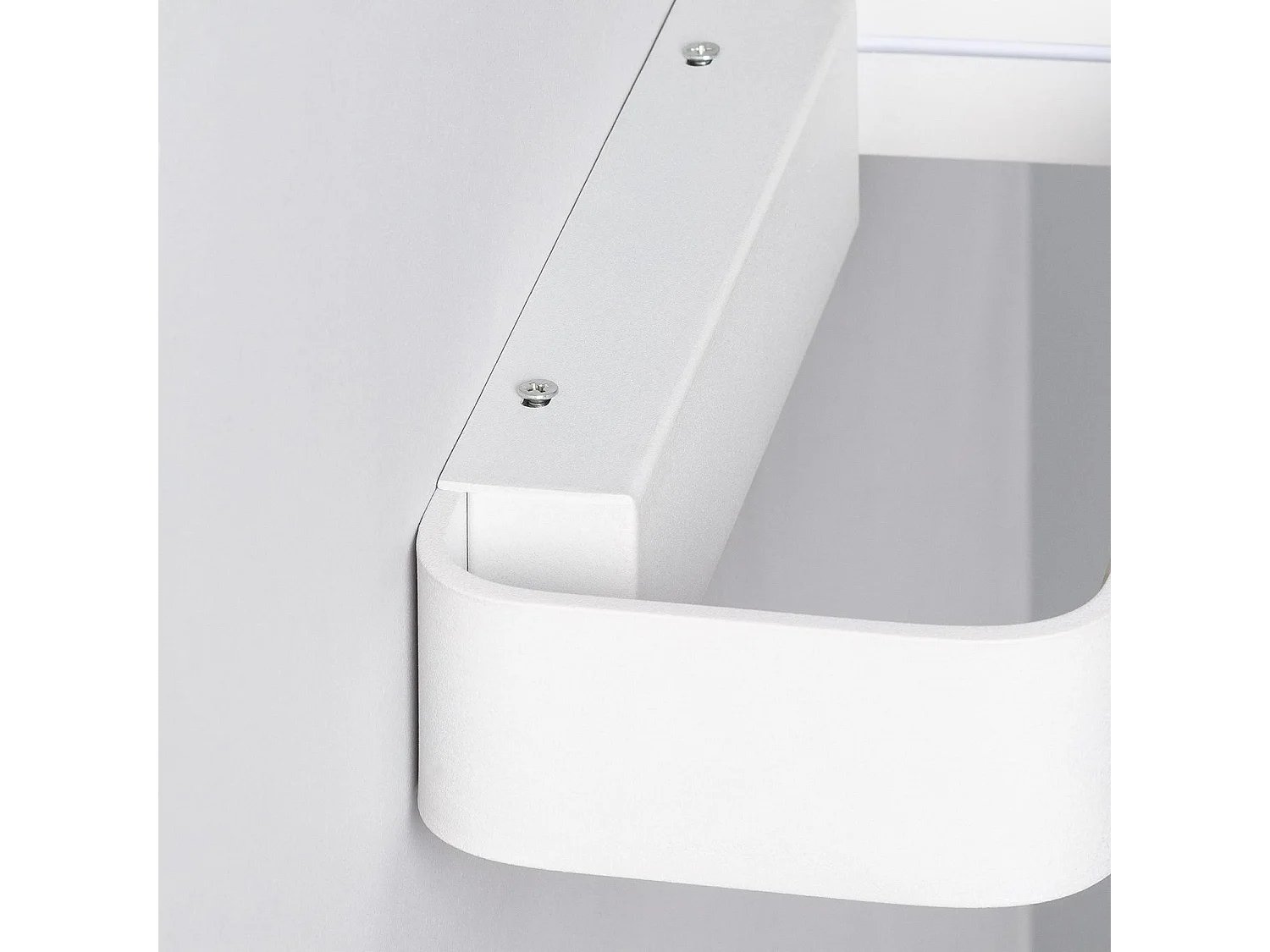 Applique Murale LED Aluminium Deves 9W Blanche 2700K Blanc chaud