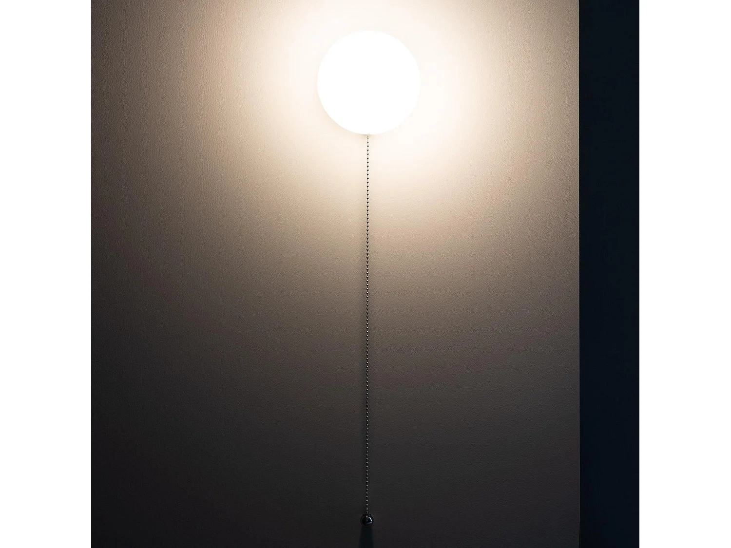 Applique da Parete Metallo e Vetro Silver Orbit Bianco