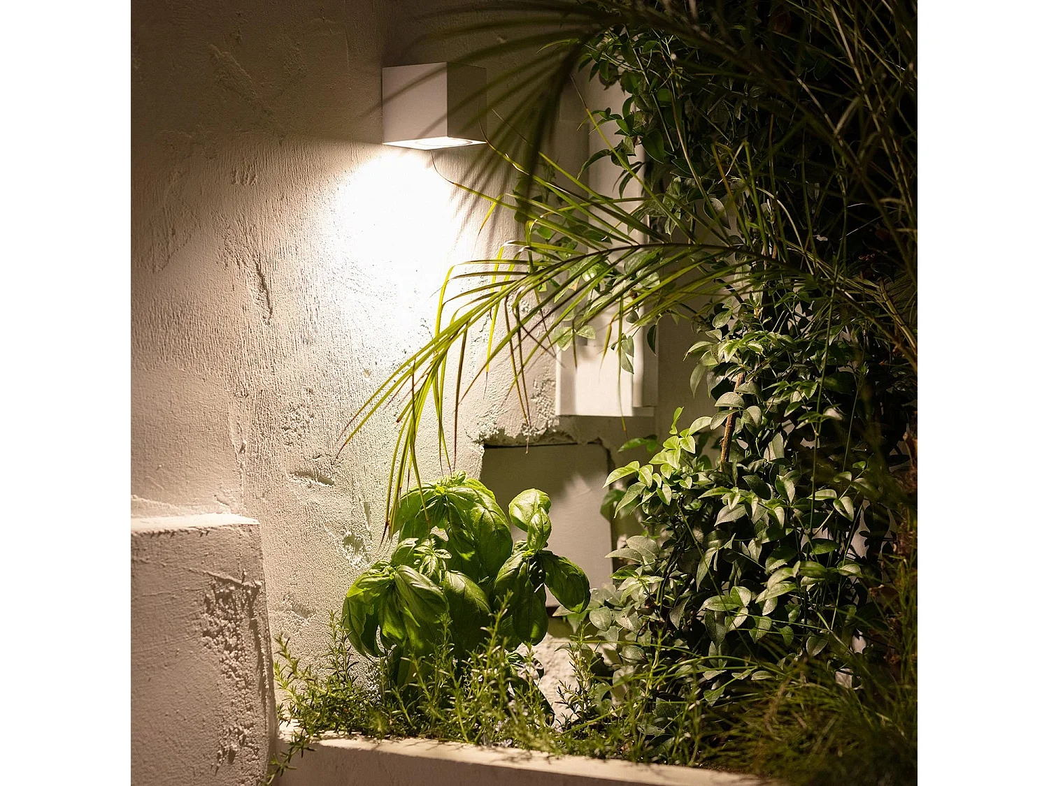 Applique da Parete per Esterni Miseno Bianco Bianco