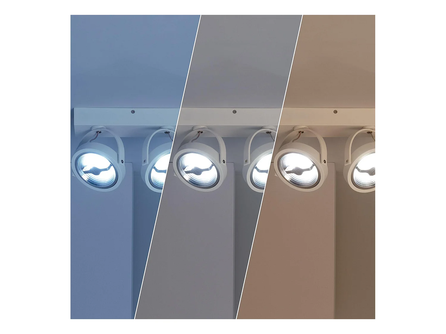 Spot LED 30W CREE en Saillie Orientable AR111 Dimmable Blanc 4000K Blanc neutre