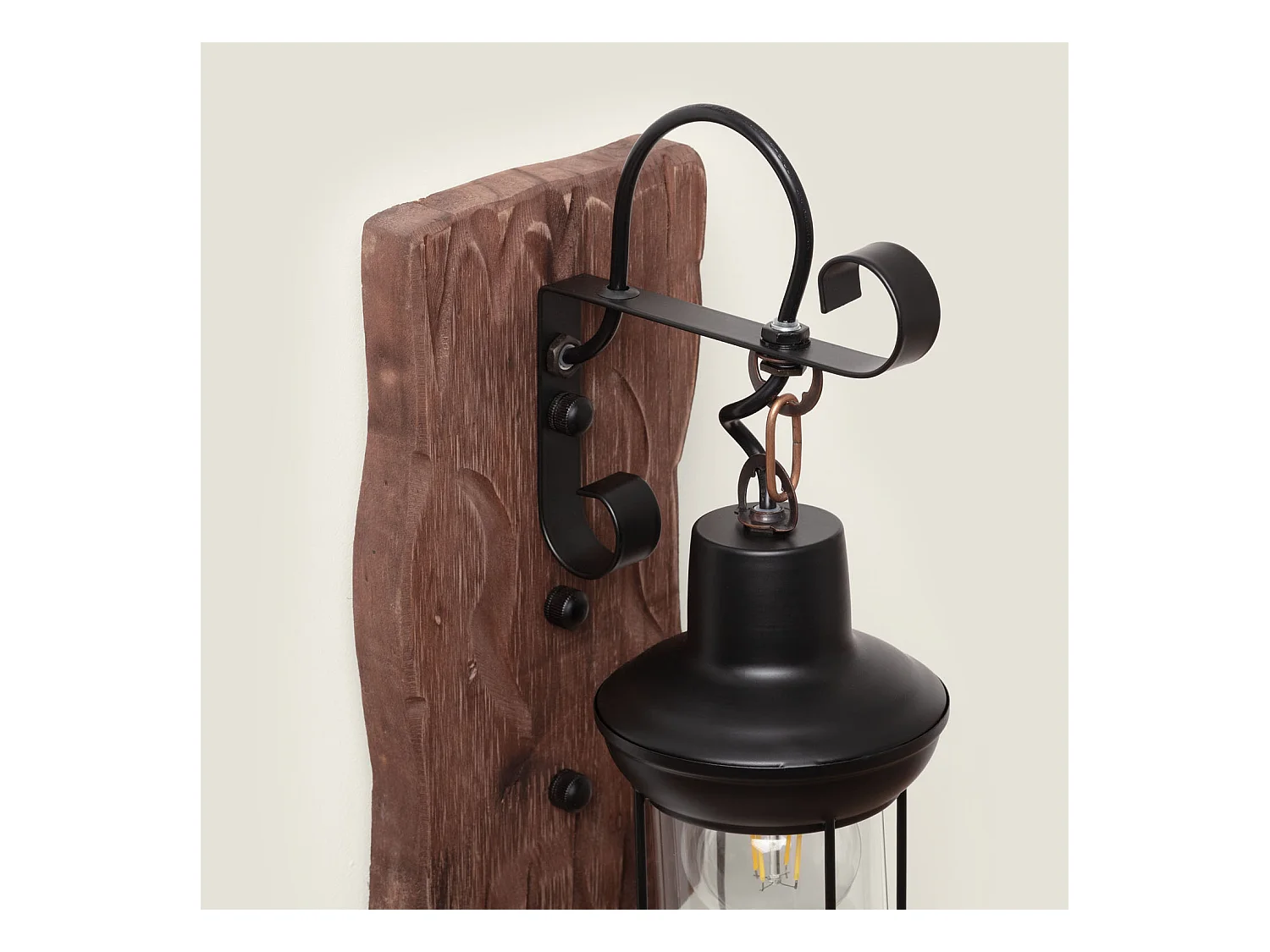 Applique da Parete Fanala Nero