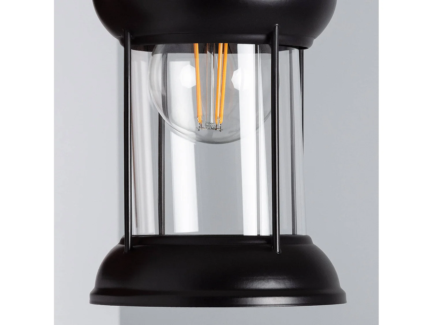 Lampe Murale Bois et Métal Fanala Noir